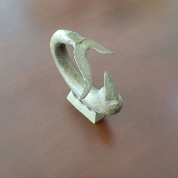 Midcentury Modern Brass Figurine   - Picture 3 of 5
